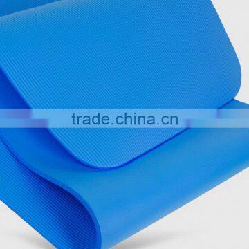 Customized Color Cross Texture Water Lily Flower Printing Nbr Yoga Mat photo-4