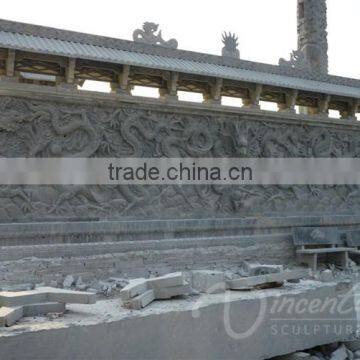 China Supplier Indoor Decoration Stone Carving Lotus Marble Relief Sculpture photo-6