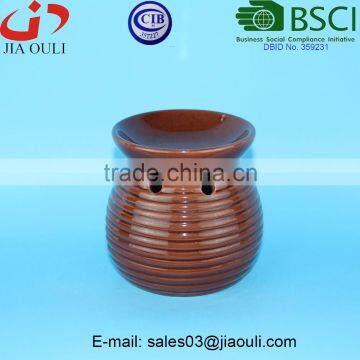 BSCI Audit factory Brown and terracotta ceramic aroma diffuser, essential oil diffuser