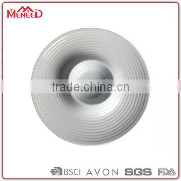 Canada Maple Design Round Melamine Chipping Snack Dish photo-3