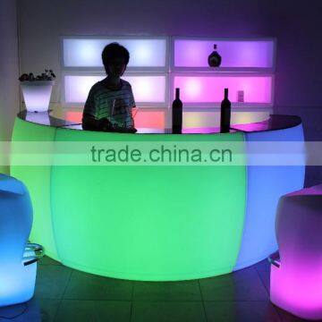 Commercial modern wine mini lighted led bar counter for sale