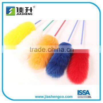 26" Lambswool Cleaning Wool Duster With Plastic Handle