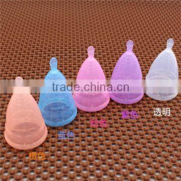 2017 Summer very popular collapsible silicone menstrual period cup for feminie and lady