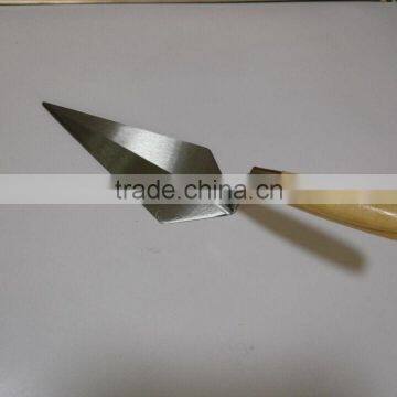 Steel Bricklaying Trowel With Wooden Handle photo-3