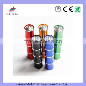 Aluminum Alloy High Quality Led Customized Logo Good Cheap Mini Promotional Flashlight