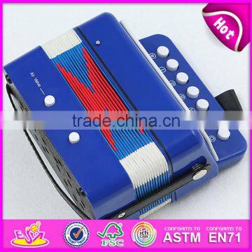 Most Popular Children Gift Toy Wooden Musical Piano Accordion for Sale W07K006B photo-4