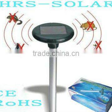 Hot! Novelty solar energy rat destruction machine, solar sonic rodent/mice/mole repeller