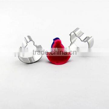 Wholesale stainless steel cookie cutter FDA kids biscuit mold baby chick shape animal cookie cutter