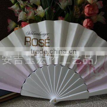 Factory Price Fabric Plastic Hand Fan photo-3