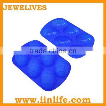 Sedex Approved Factory 100% Food Grade Silicone Egg Shaped Cake Pan