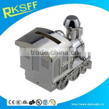Unique Train Shaped Metallic High Quality Coin Bank in Hot Sale photo-4