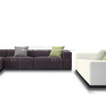 Customerized Fabric Sofa Made in China Europen Slant Seat Design Movelable photo-3