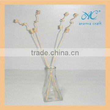 Customized Curly Shape Natural Color Aroma Diffuser Rattan Reed Sticks photo-3