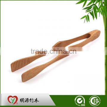 custom bamboo food serving tong