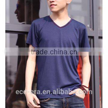 Hot Sale Man T-shirt Soft Bamboo Charcoal T-shirt