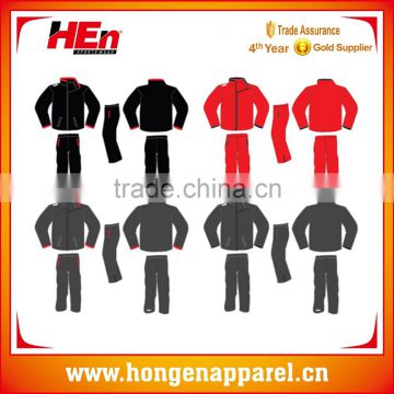 Hongen apparel 100% Polyester Sports Tracksuits For Men Running Tracksuit