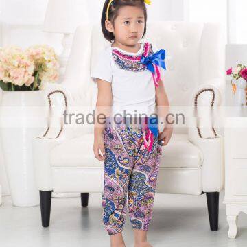 Wholesale Baby Fall Pompom Outfits Boutique Kids Two Pieces Clothing Set photo-4