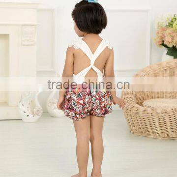 Baby Girl Bubble Romper Lace Romper For Infant Cute Kids Clothes photo-3