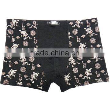 Fancy Printing Bamboo Fiber Men Boxres Good Elasticity Men Shorts Stock Boyshort photo-4