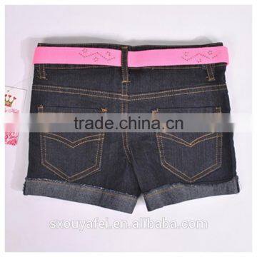USA Stocklots of Girl's Hot Pant Low Waist Denim Jean Shorts for Summer photo-4