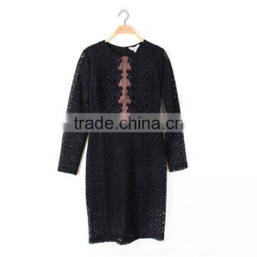 New Women Fashion Knee Length Slim Pencil Hand Embroidery Designs For Dress photo-4