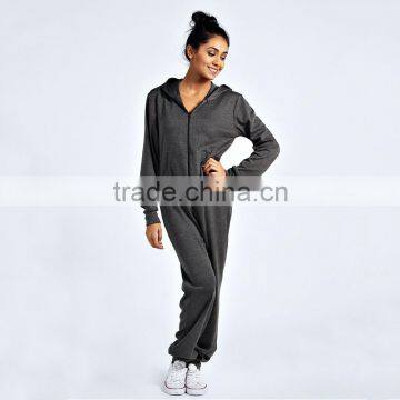 Custom Made Cheap Plain Colour Cotton Fitted Onesie for Adults photo-5