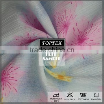 100% Cotton printed crepe Fabric for sleeping wear