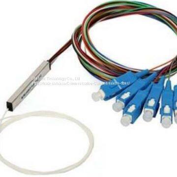 1 x 8 PLC волоконно-оптический разделитель SC/UPC одномодовый мини-трубчатый