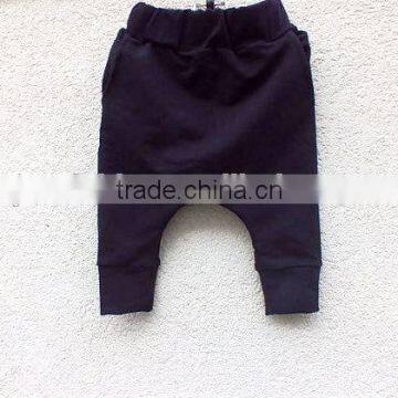 New Design Baby Boy Cotton Leggings Baby Plain Grey Kids Harem Pants Wholesale photo-4