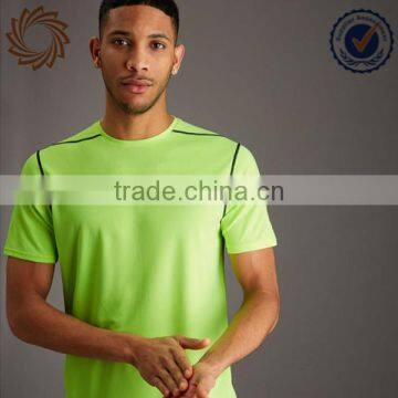 Fluorescence Mesh Mens Dry Fit Sport Football t Shirt photo-4