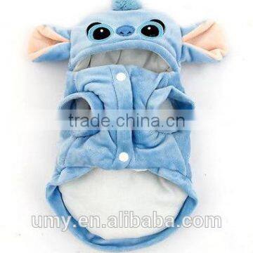 Pet Cartoon Stitch Dog Clothes Puppy Cat Costumes Apparel Winter Coat photo-3