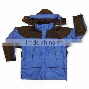 Two-in-one Men's Winter Jacket with Polar Fleece Lining