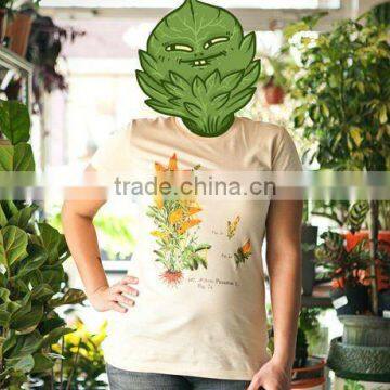 Customize Plant Printing T-shirts