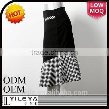 Latest Fashion New Arrival Fishtail Denim Skirt Pattern