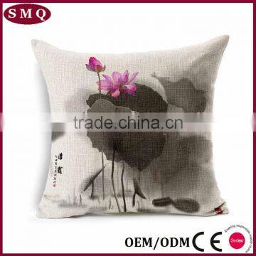 Chinese Lotus Sofa Back Cushion Case Covers photo-6