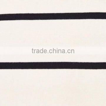 Clothes for Women Printed Striped White and Black Short Sleeve photo-5