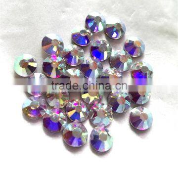 czech hot fix rhinestone #2058HF SS16 AB 1440pcs crystal Flatback Hot Fix Rhinestones Garment Accessories