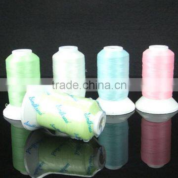 New Arriving Polyester Machine Glow in the Dark Embroidery Thread Filament Luminous Thread Moon Light Thread 500m*5 Colors photo-2