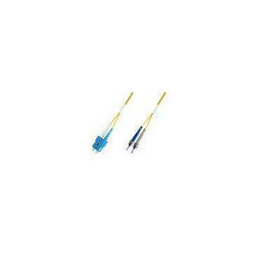 SC to ST Single-mode Duplex Fiber Optic Patch Cord, PC or UPC Polishing