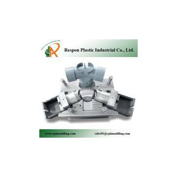 China custom injection plastic pipe fitting mould