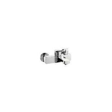 Square Wall Mounted Bath Taps Brass Diverter Two S-connector for Bath-shower