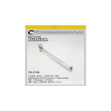 slatwall metal support wood/glass shelf brackets