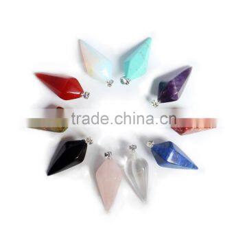 Mixed Taper Gemstone Beads Crystal Pendant For Jewelry Diy