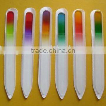 glass nail file with paiting