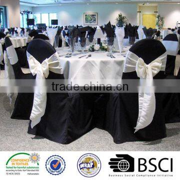 polyester banquet chair cover polyester wedding tablecloth and table linens