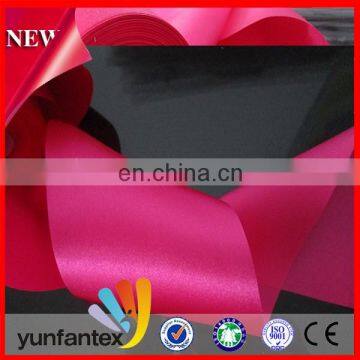 2016 fashion double side polyester satin ribbon for women skirt