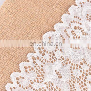 Decoration for the Christmas Craft Wedding of Hessian Table Runner photo-2