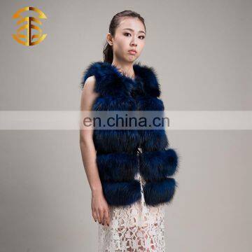 Top High Quality Long Style Fashion Women Raccoon Fur Vest photo-2