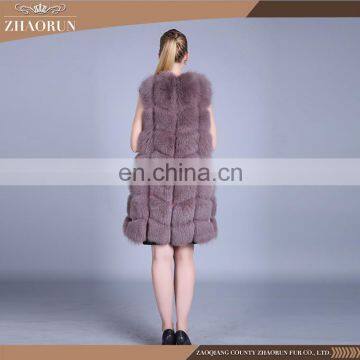 Cheap And High Quality Fur Vest Fox Fur Vests Long