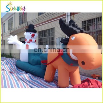 lovely Christmas inflatable snowman, Christmas present/gift for decoration